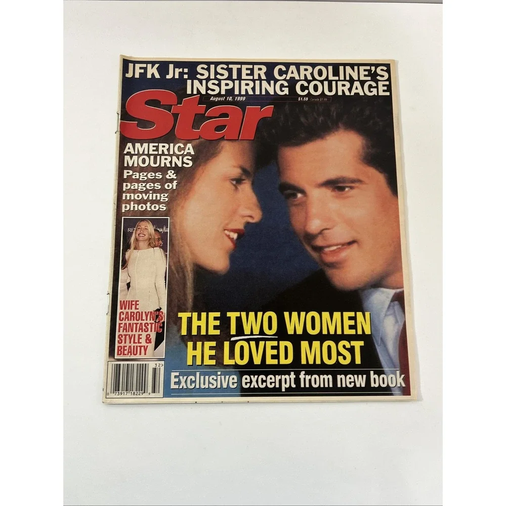 National Enquirer /STAR August 3,‎ 1999 John F Kennedy Jr Memorial  Lot 3 NEW